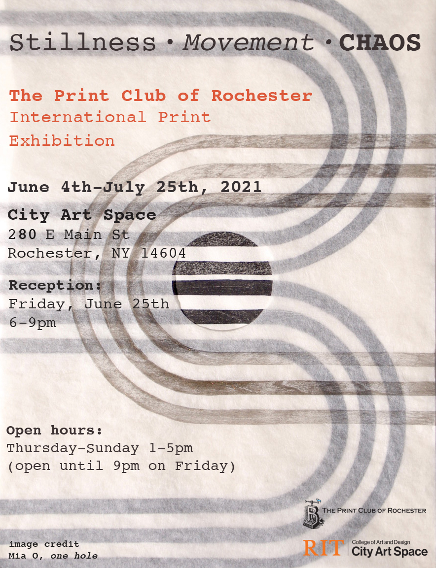 Print Club of Rochester Exhibition Poster