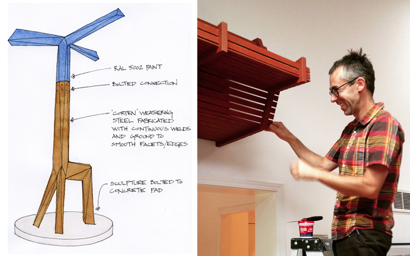 Joshua Enck and Sculpture Diagram