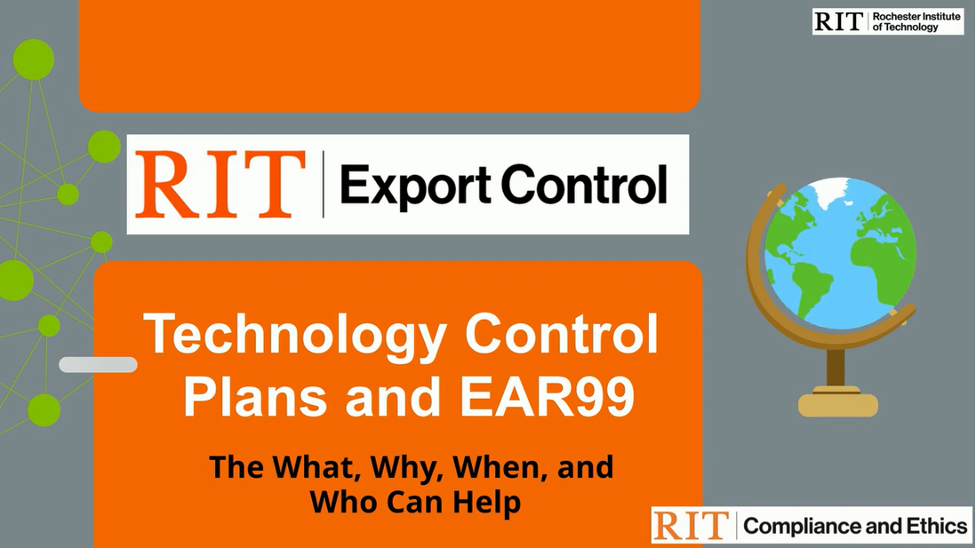 export control TCP and EAR99