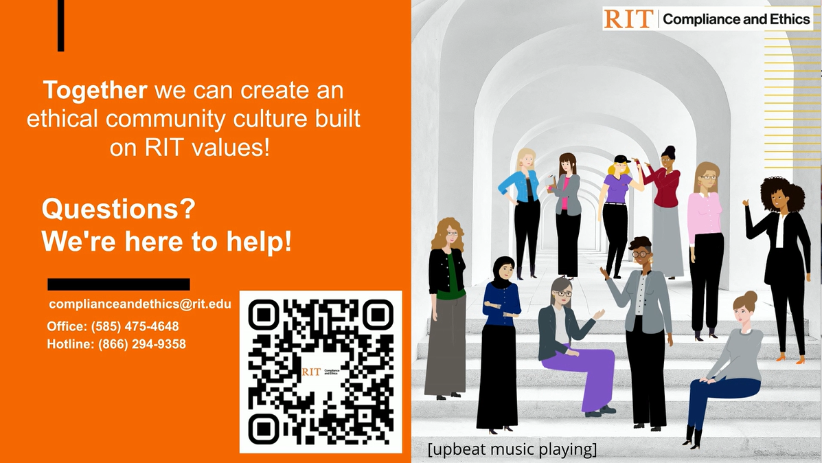 RIT's office of Compliance and Ethics (OCE) and email address