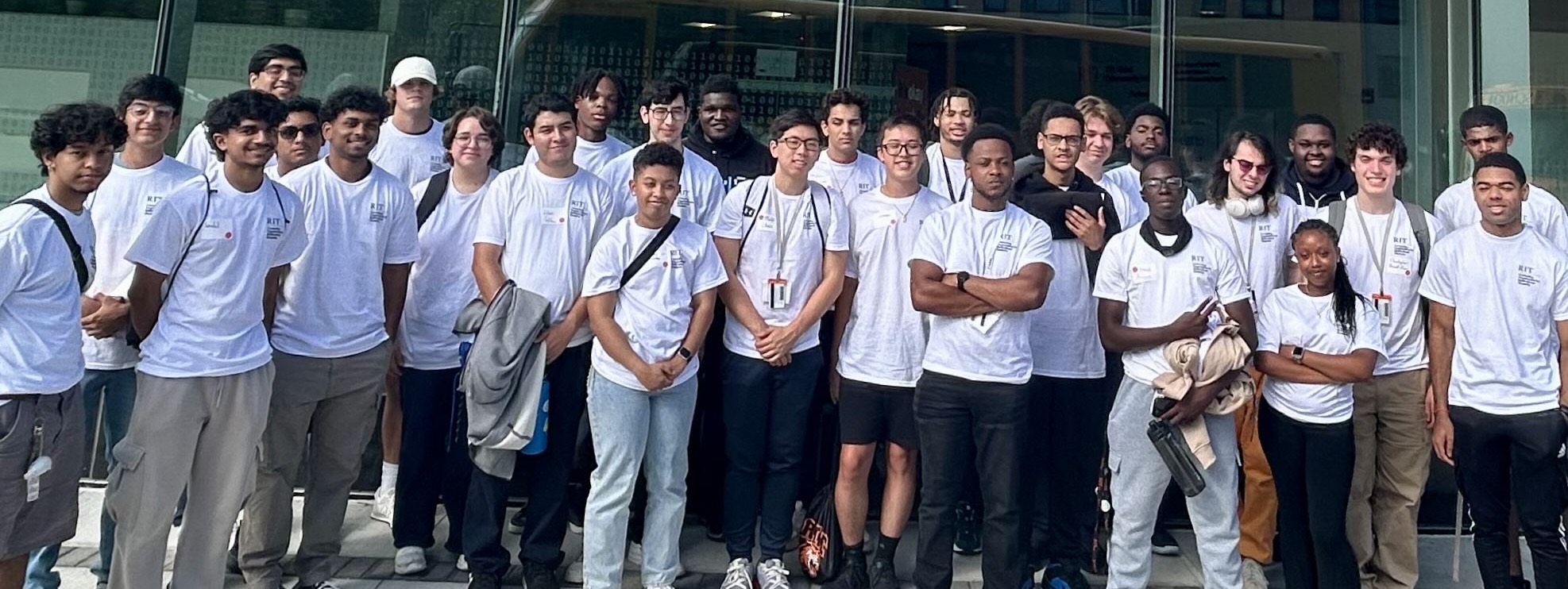 Incoming COMS Students in a group photo