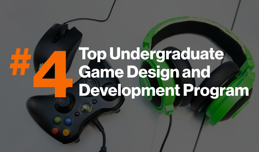 Number 4 school for game design graphic