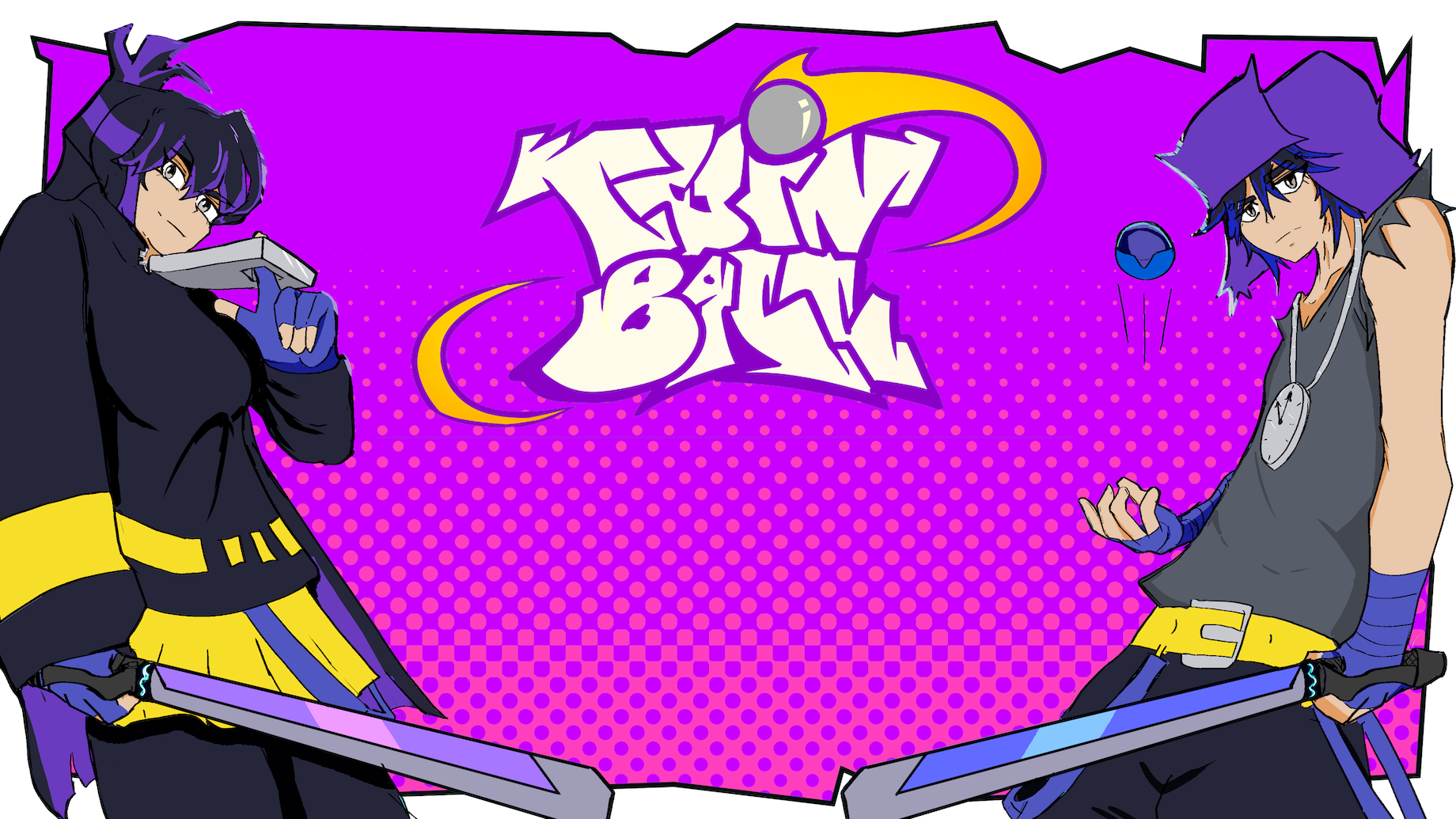 Logo screen showing the letters "TB" in an anime style