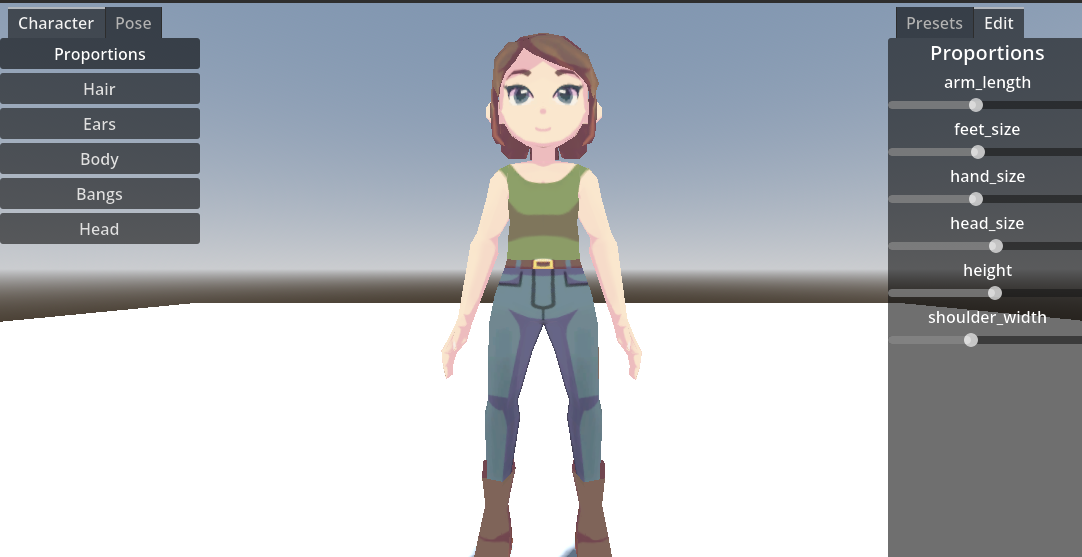 Screenshot from Figura character design tool
