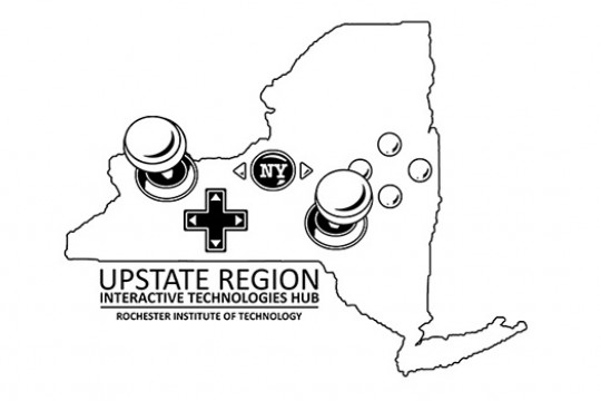 Logo for the "Upstate Region Interactive Technologies Hub"