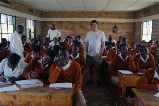 People sitting in classroom