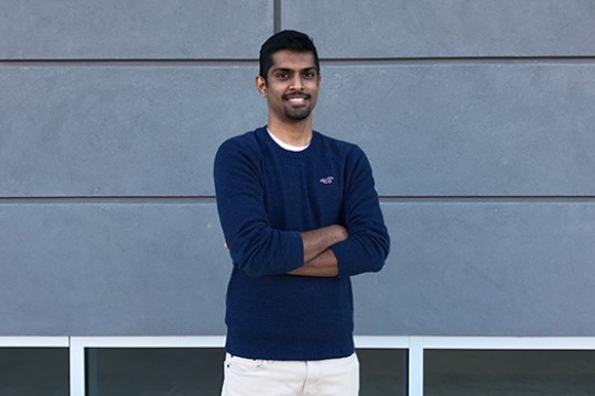 Person posing for camera