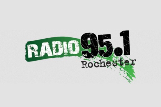 logo for Radio 95.1 Rochester.