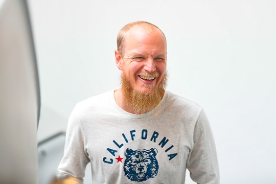 Billy Brumley smiling for the camera