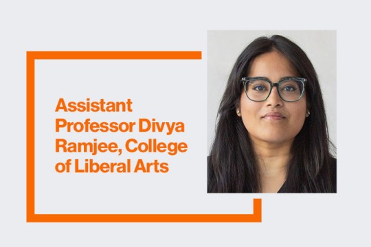a headshot of Divya Ramjee is shown next to her title.