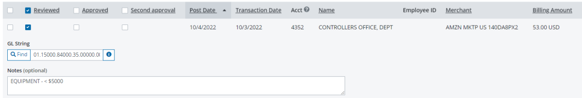 ActivePay 2022 transaction screen