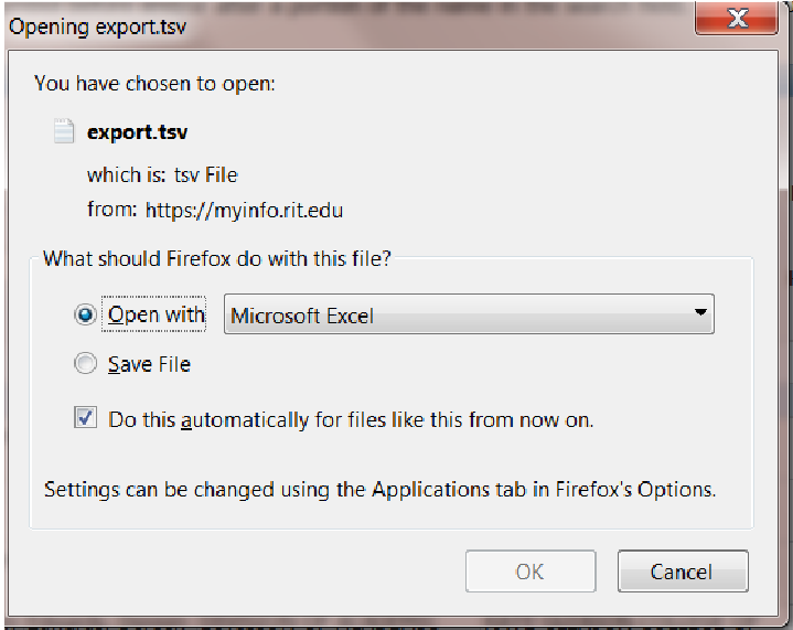Export Retrieved Data