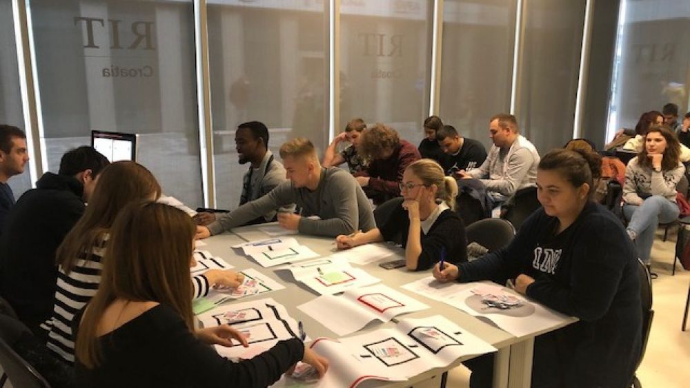 Operations Management Class plays “The Beer Game”, invented by MIT
