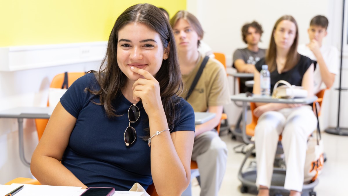 Students in classroom