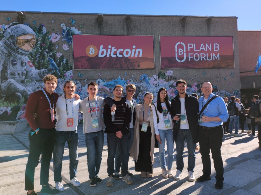 The Bitcoin Club at the Plan B Bitcoin Conference in Lugano in October