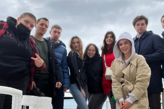 Student Government got together for a live team building event