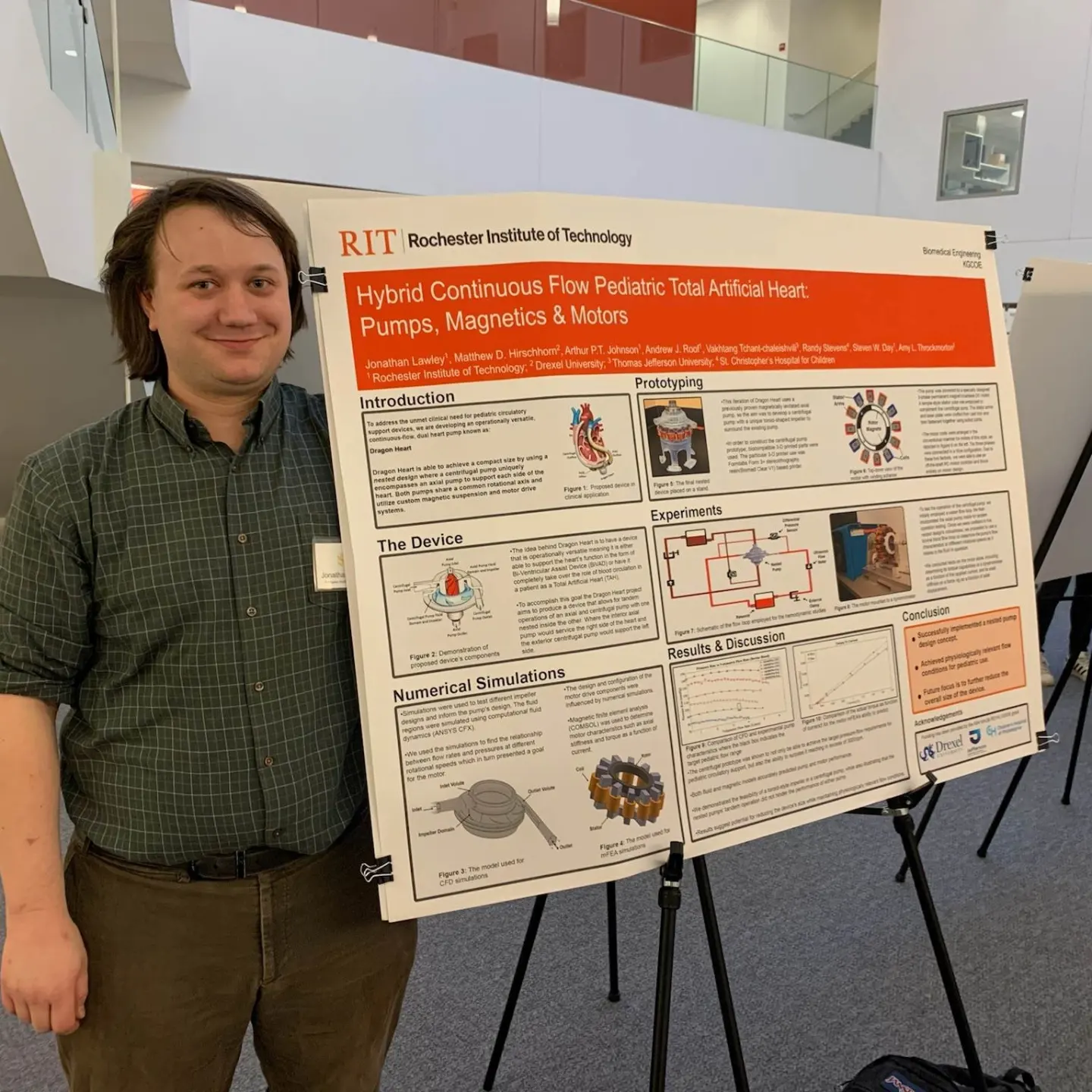 Jonathan with Poster