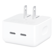 Apple 35W Dual USB-C port Compact Power Adapter