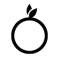 an orange
