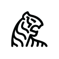 a grey tiger drawing