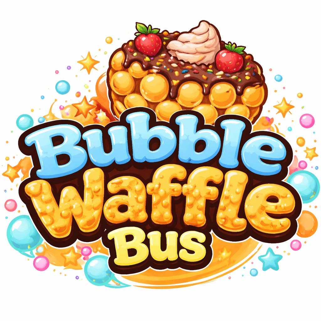 Bubble Waffle Bus Logo