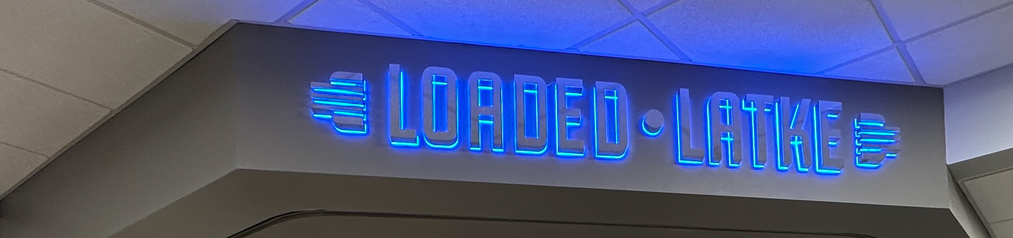 neon sign for laded latka