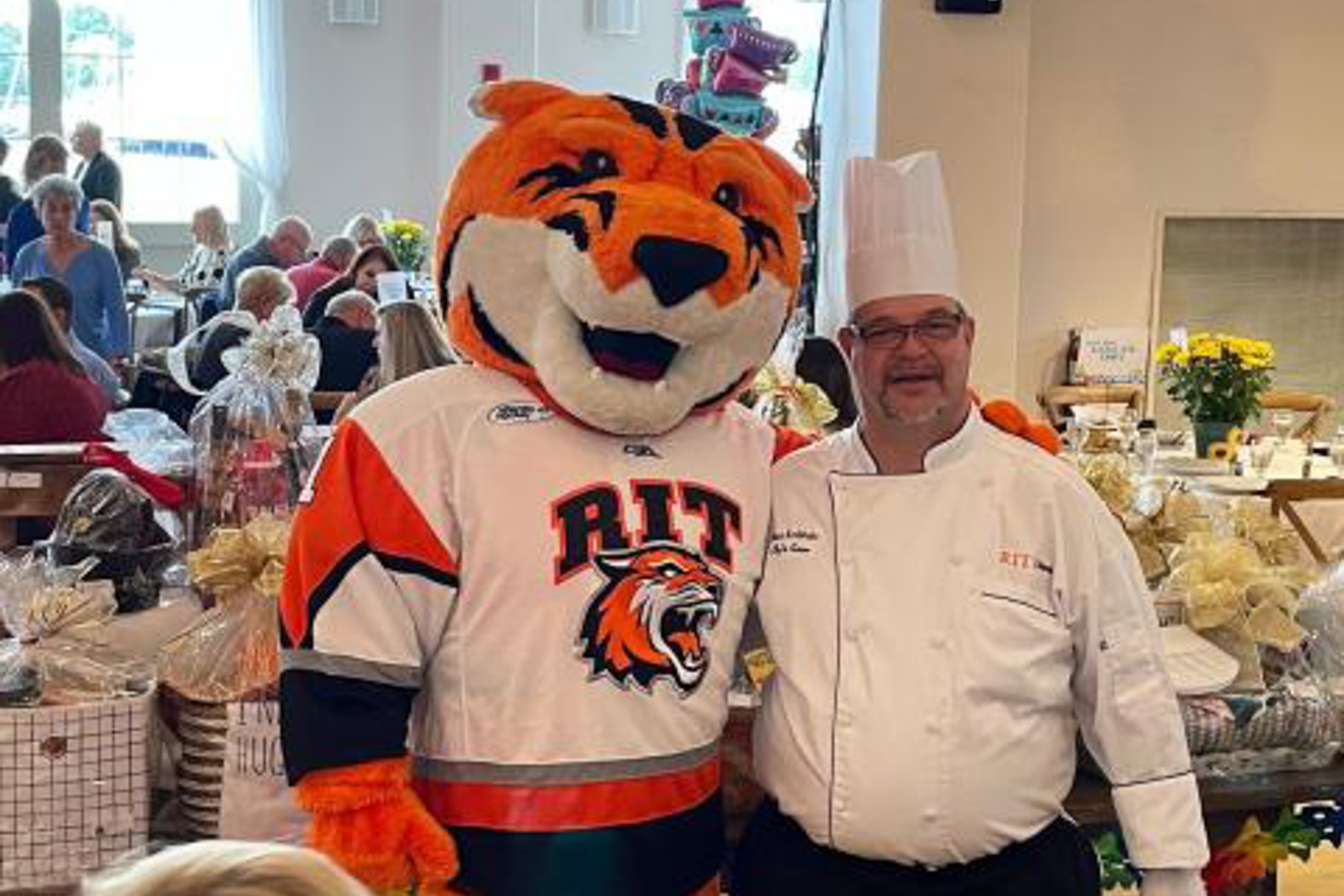 chef and ritchie at event