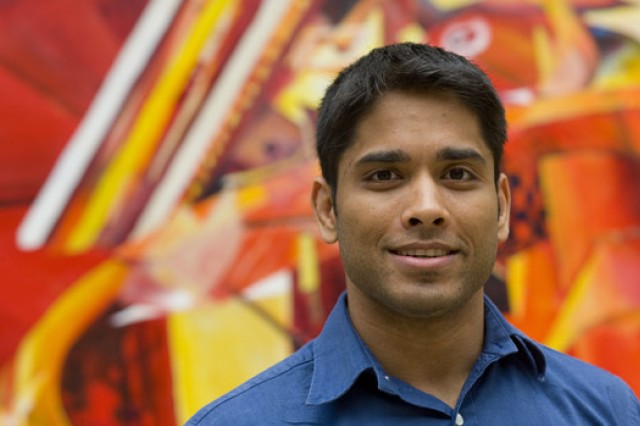 Person posing for camera