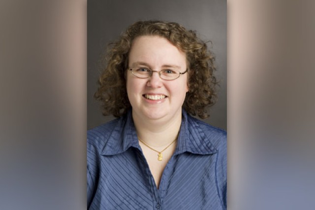 Professor posing for camera