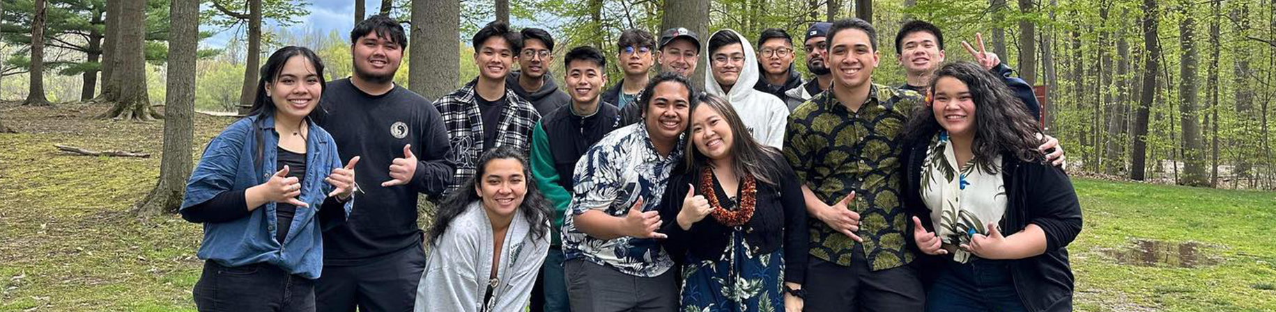 Group of students outside