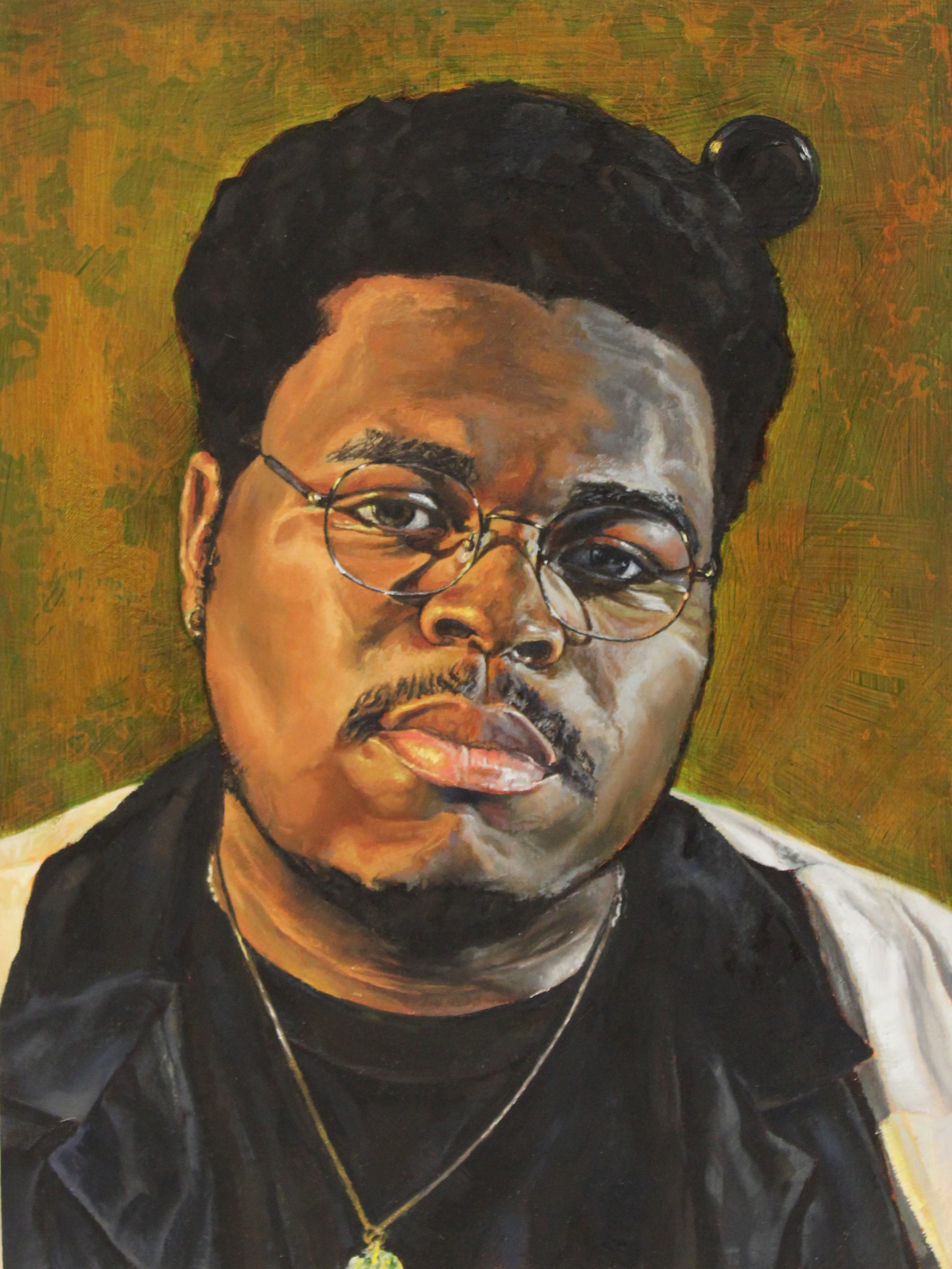 Unique's painting of a black man
