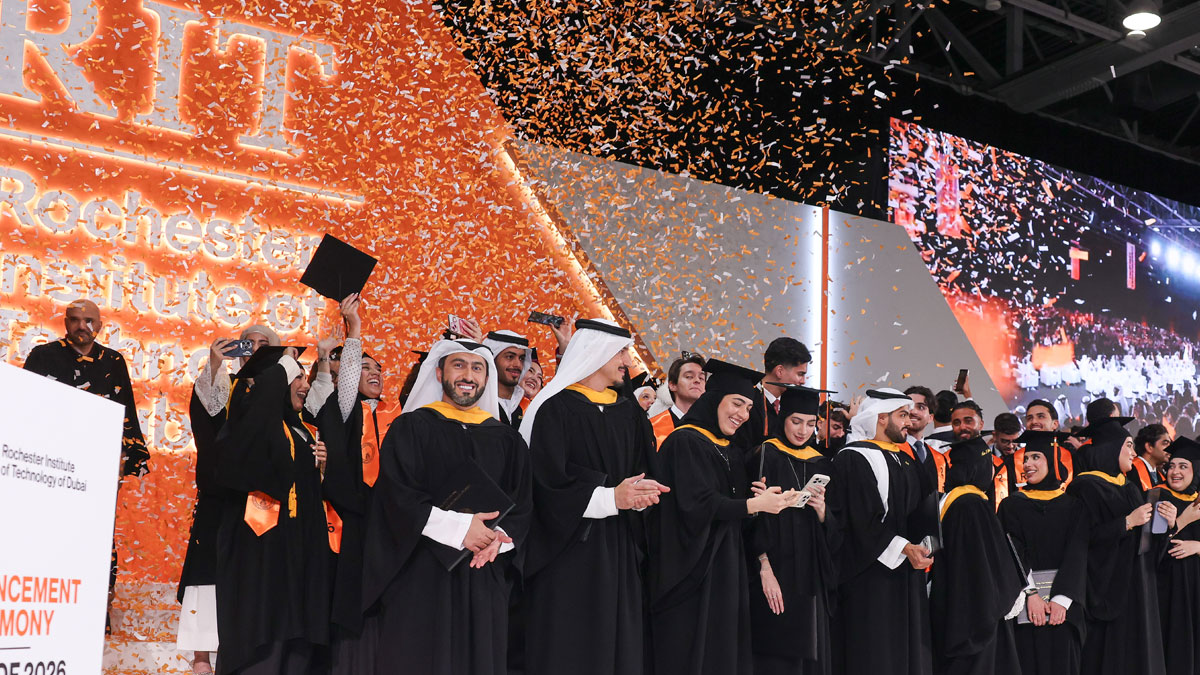 Groups of Postgraduate students at RIT Dubai