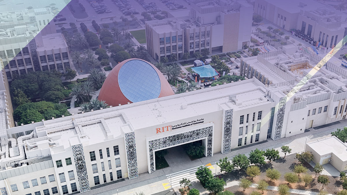 RIT Dubai campus ariel view