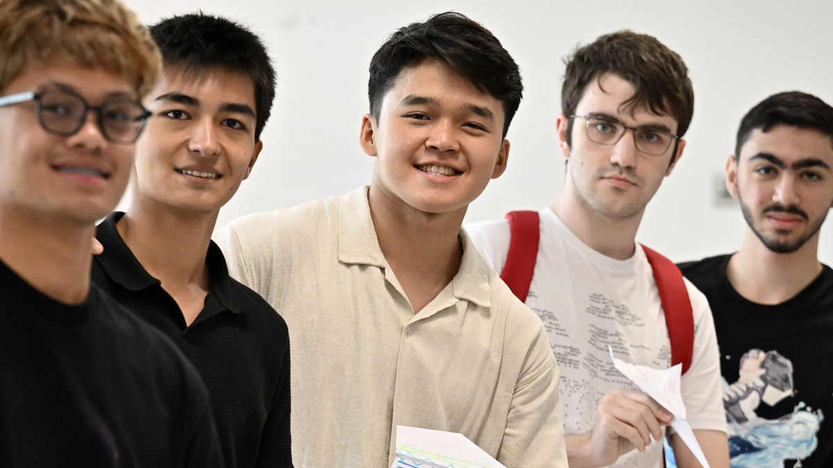 Students in auditorium