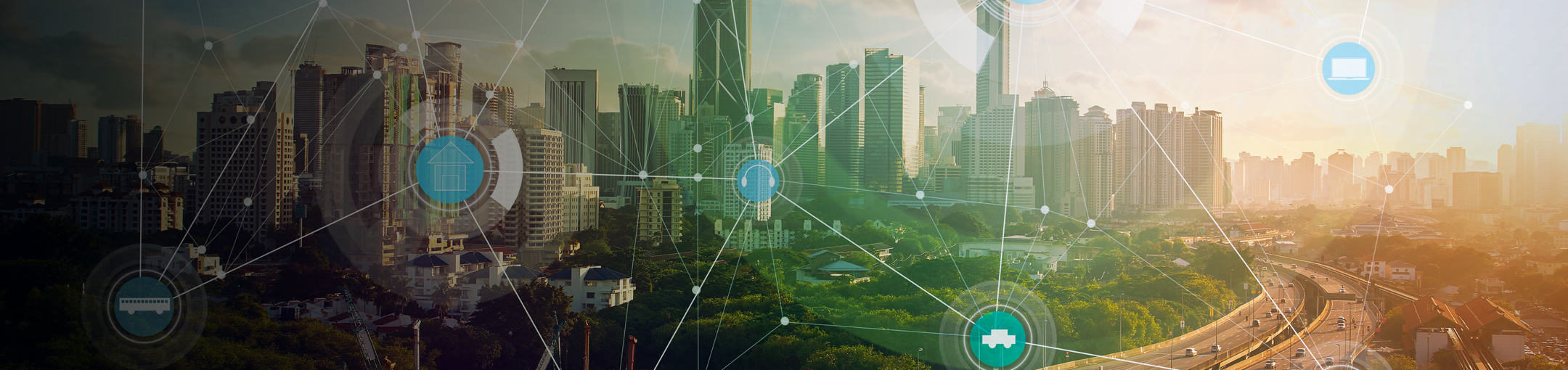 Smart city with internet of things