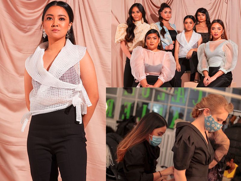 Group of female models