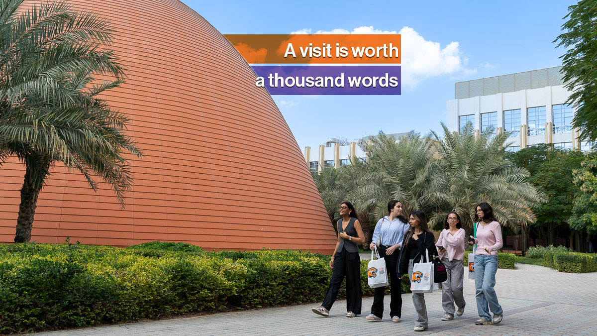 Students visiting RIT Dubai