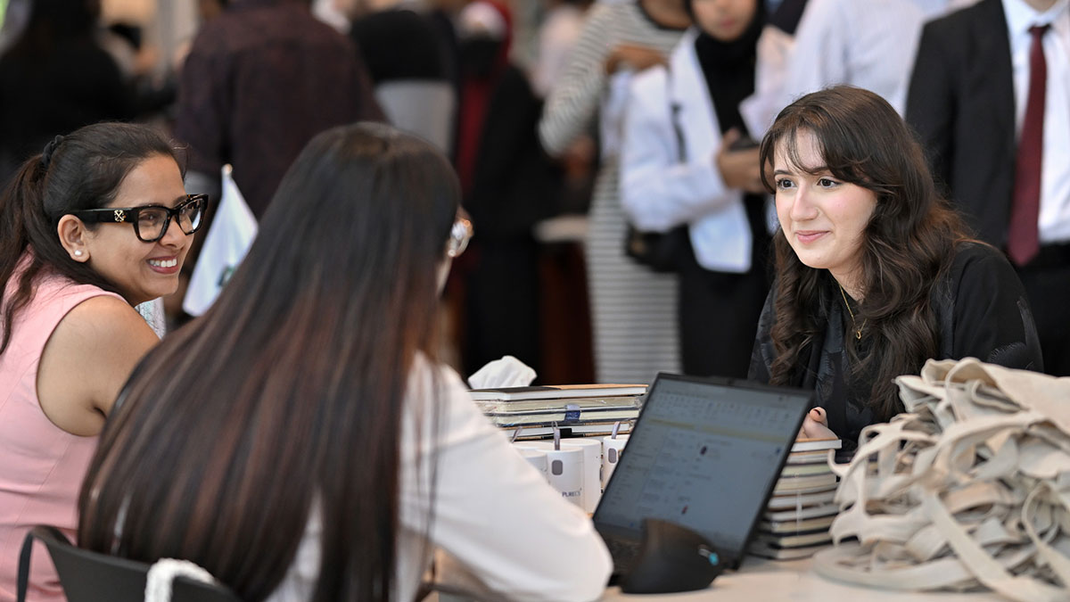 RIT Dubai student in career fair
