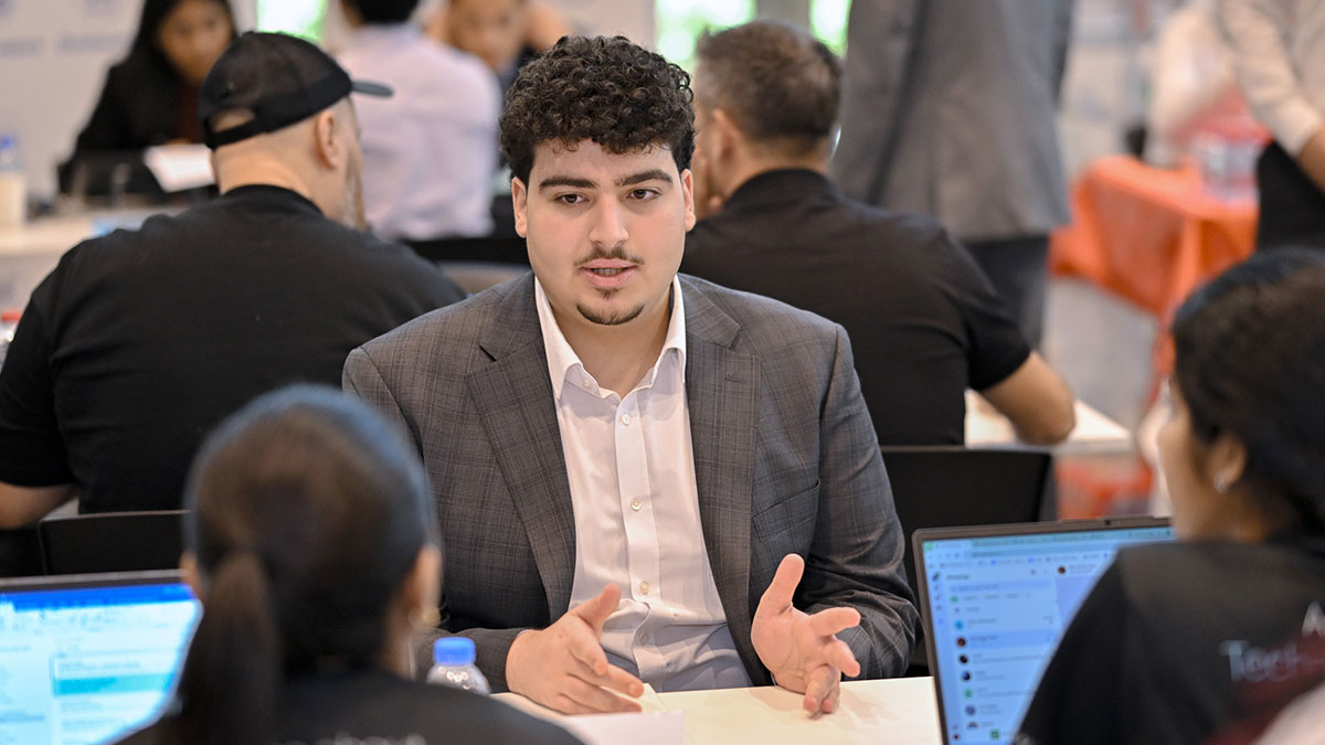 RIT Dubai student in career fair