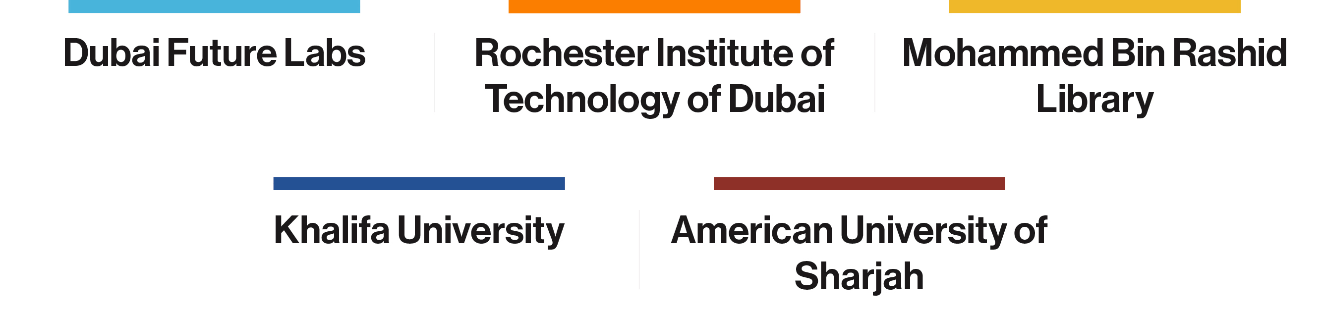 Emirates Robotics Competition Partners