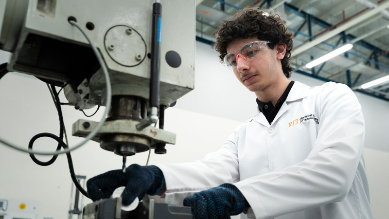 RIT Engineering Student