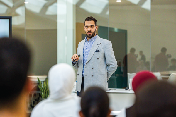 Students holding an award