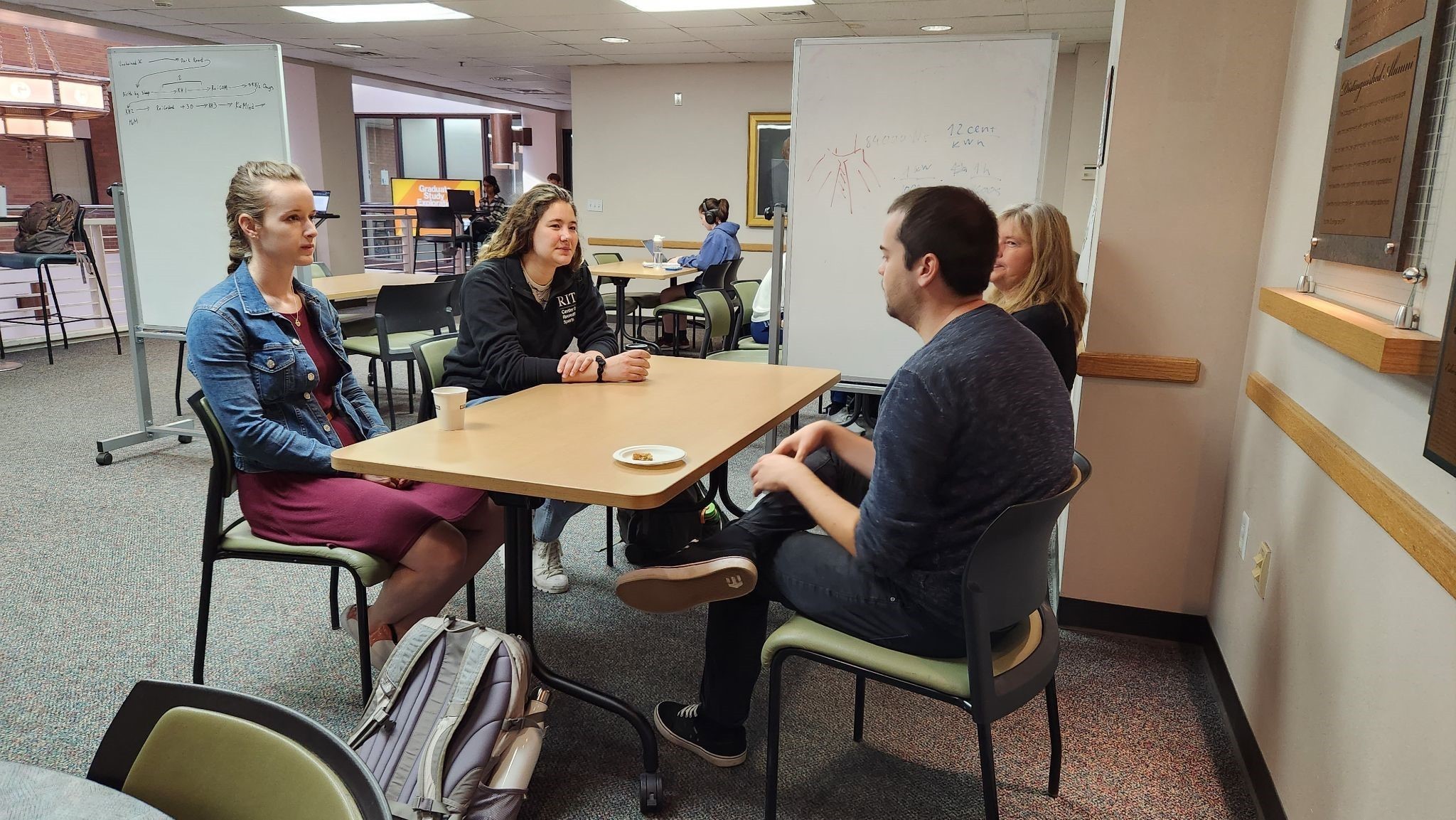 Dr. Garreth Tigwell provided advice to trainees Arianna Giguere and Margaret Gray.