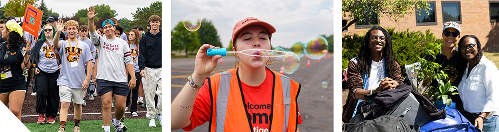 Students and Orientation leaders connect, explore campus, and kick off the semester during Welcome Days and Orientation.