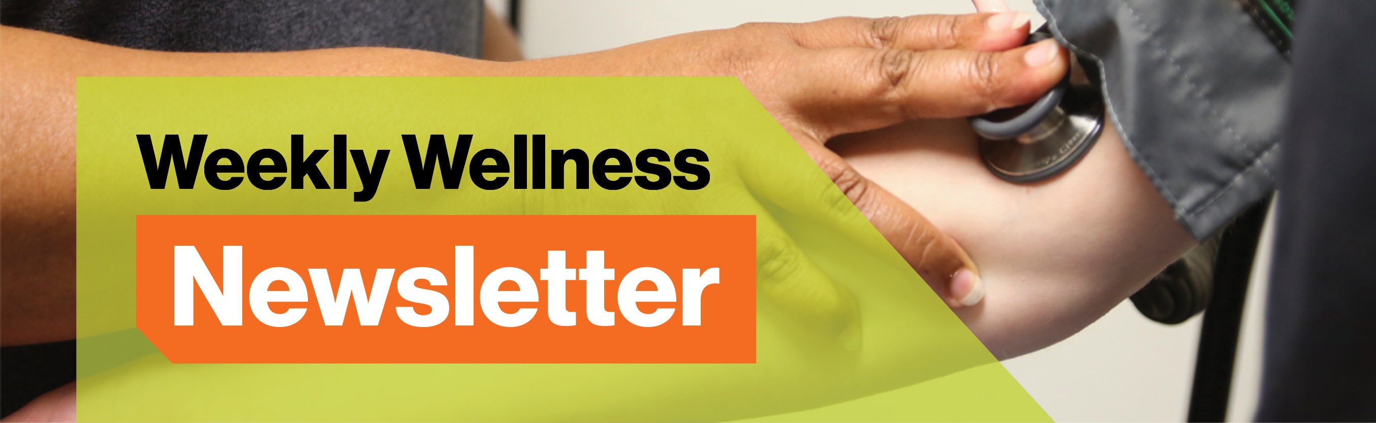 Weekly Wellness Newsletter header