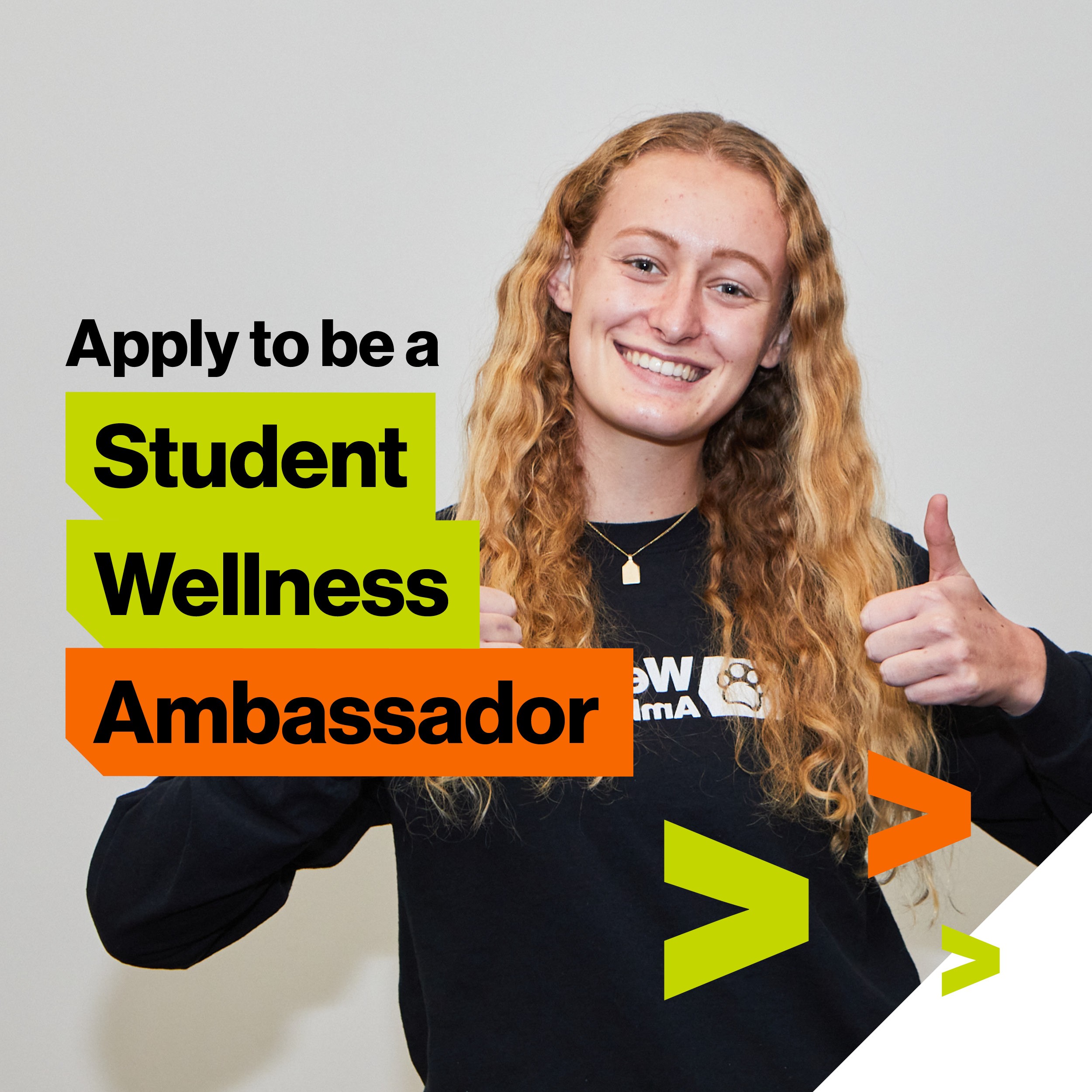 Apply to be a student wellness ambassador
