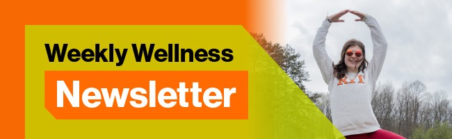 Weekly Wellness Newsletter header