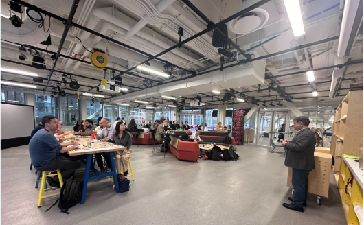 NRT+ Summit guests at evening event.