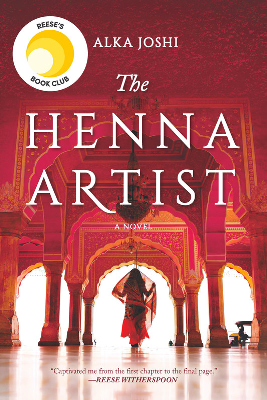 Book cover of "the henna artist"