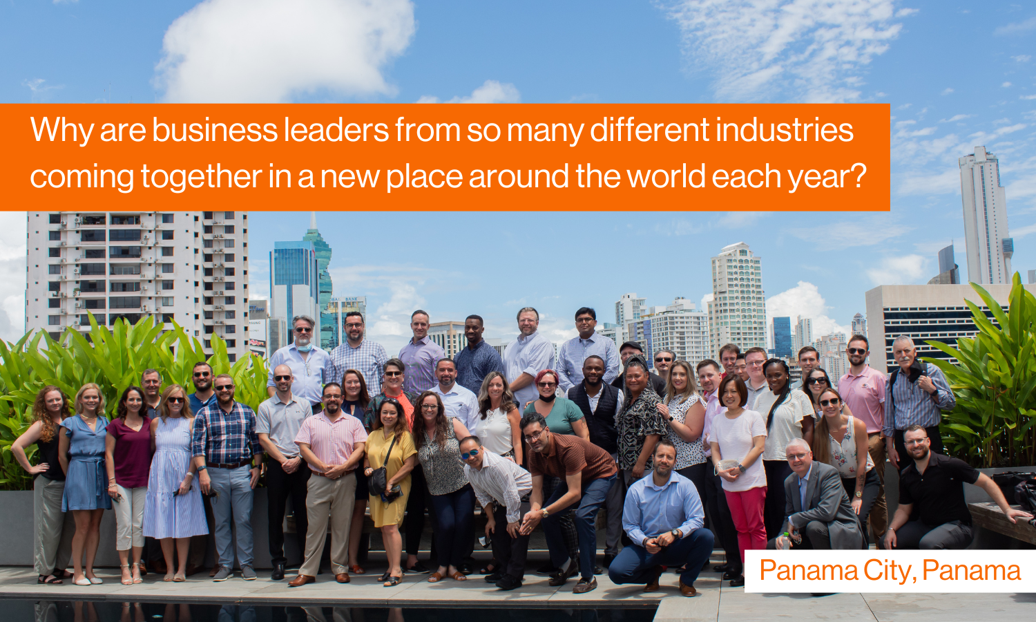 Panama City EMBA trip group photo